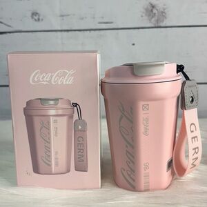GERM x Coca Cola Pink Insulated Mug with Strap